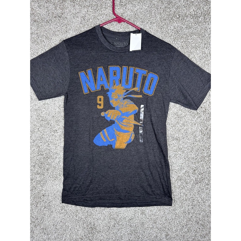 Naruto Shippuden Collection Graphic T Shirt Size S Cray Short Sleeves Casual New